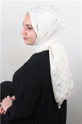 Lotus İpeksi Şal 2746-11 Krem