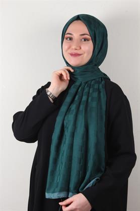 Lotus İpeksi Şal 2746-15 Zümrüt