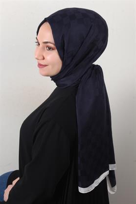 Lotus İpeksi Şal 2746-16 Lacivert