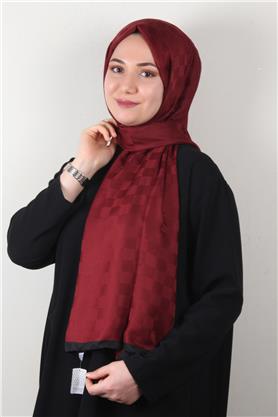 Lotus İpeksi Şal 2746-21 Bordo