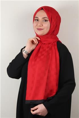Lotus İpeksi Şal 2746-22 Kırmızı