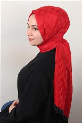 Lotus İpeksi Şal 2746-22 Kırmızı