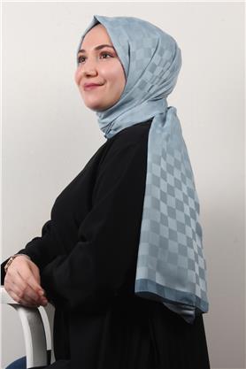 Lotus İpeksi Şal 2746-23 Mint Mavisi