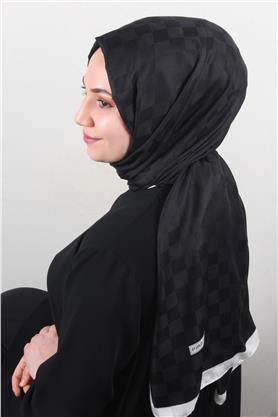 Lotus İpeksi Şal 2746-7 Siyah