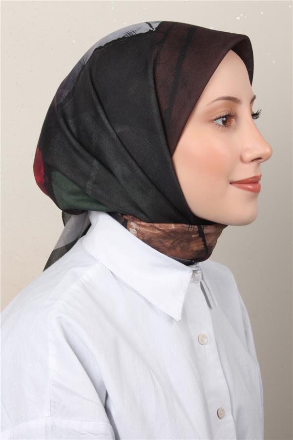 Lux Soft Pamuklu Eşarp 4040-117