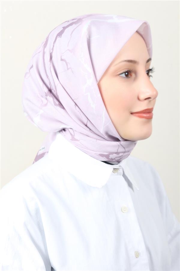 Lux Soft Pamuklu Eşarp 4040-165 Toz Pembe 