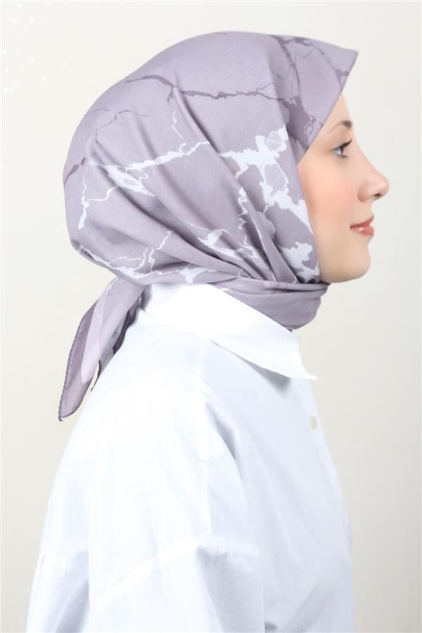 Lux Soft Pamuklu Eşarp 4040-167 Antrasit 