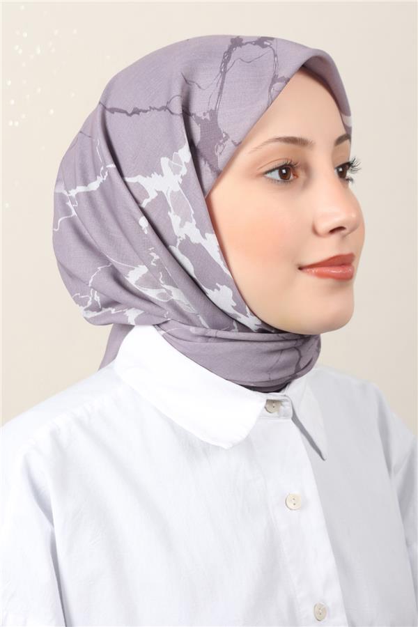 Lux Soft Pamuklu Eşarp 4040-167 Antrasit 