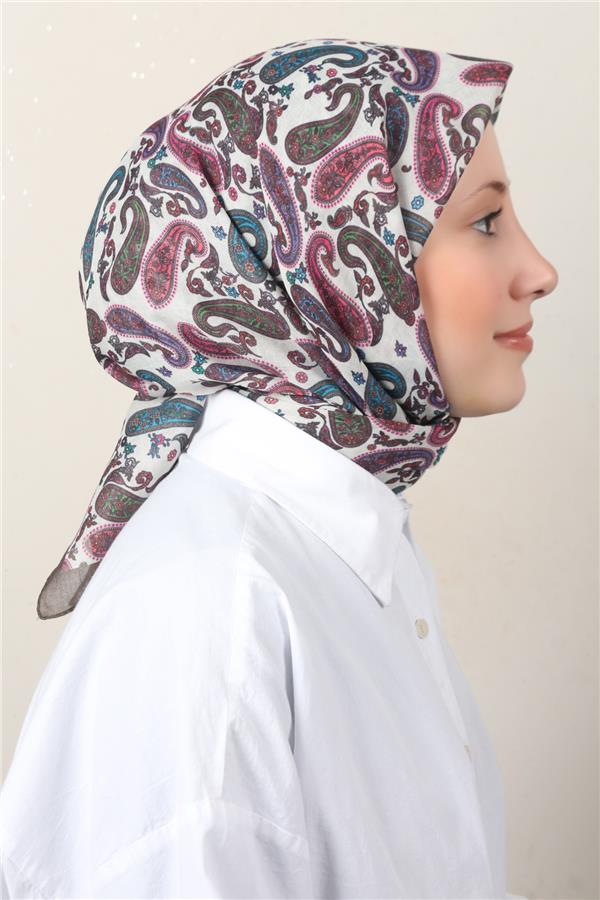 Lux Soft Pamuklu Eşarp 4040-181 Asker Yeşili 