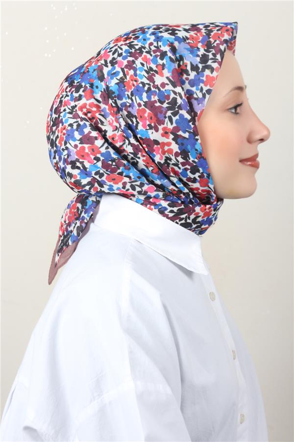 Lux Soft Pamuklu Eşarp 4040-187 Açık Kahve 