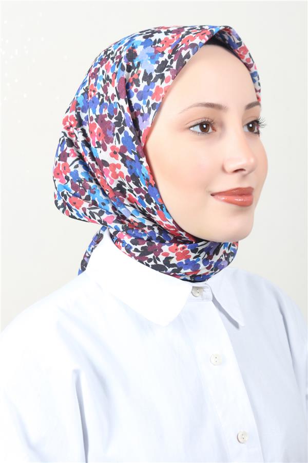 Lux Soft Pamuklu Eşarp 4040-187 Açık Kahve 