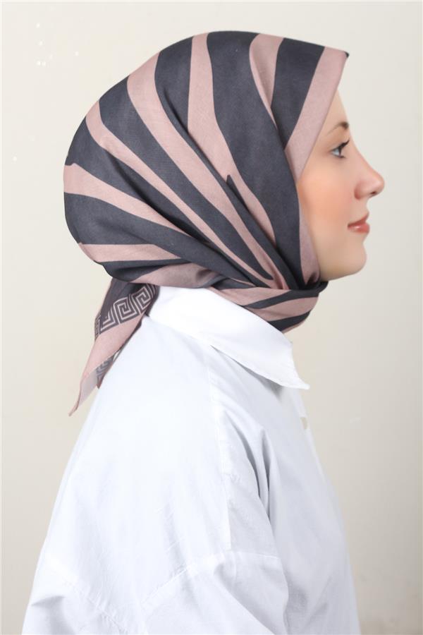 Lux Soft Pamuklu Eşarp 4040-202 Sütlü Kahve 