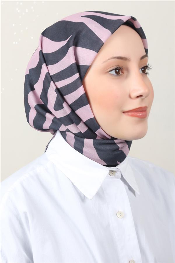 Lux Soft Pamuklu Eşarp 4040-209 Pudra 