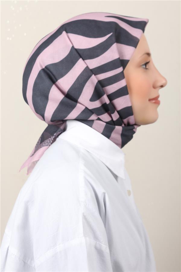 Lux Soft Pamuklu Eşarp 4040-209 Pudra 