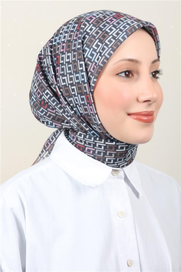 Lux Soft Pamuklu Eşarp 4040-220 Asker Yeşili 