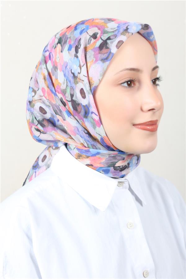 Lux Soft Pamuklu Eşarp 4040-236 Siyah 