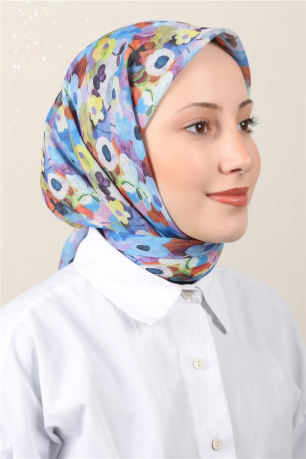 Lux Soft Pamuklu Eşarp 4040-240 Haki 