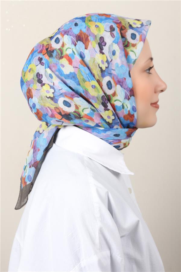 Lux Soft Pamuklu Eşarp 4040-240 Haki 