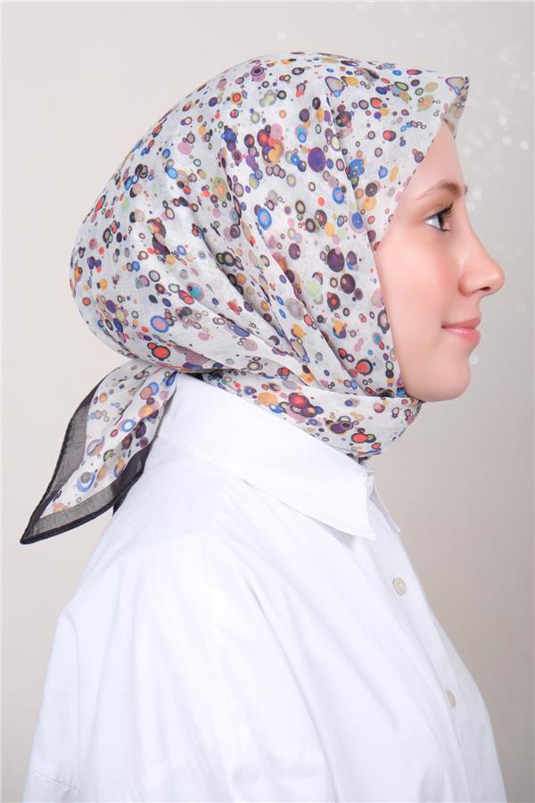 Lux Soft Pamuklu Eşarp 4040-323