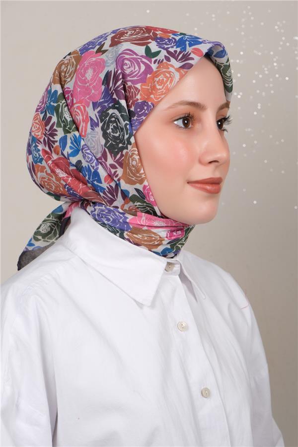 Lux Soft Pamuklu Eşarp 4040-420 