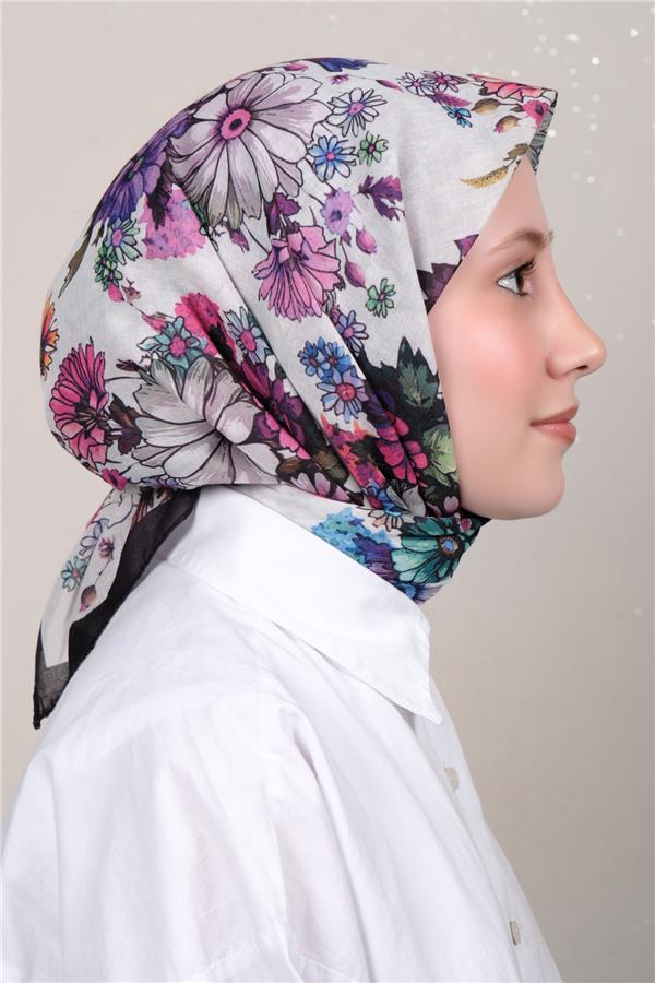 Lux Soft Pamuklu Eşarp 4040-429