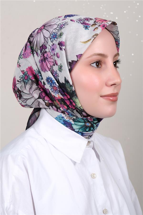 Lux Soft Pamuklu Eşarp 4040-429