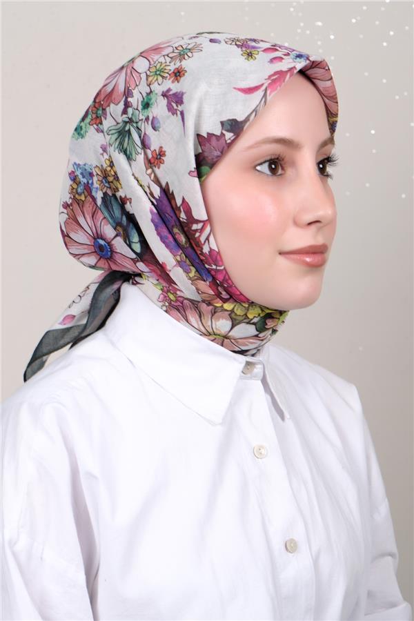 Lux Soft Pamuklu Eşarp 4040-436 