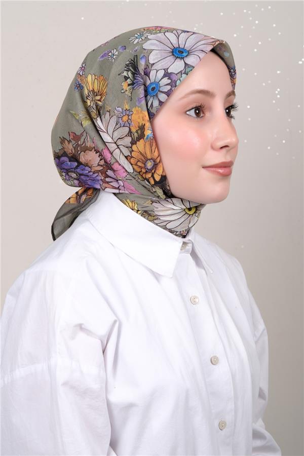 Lux Soft Pamuklu Eşarp 4040-438