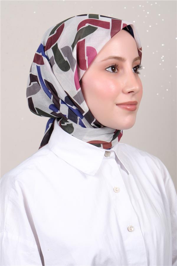 Lux Soft Pamuklu Eşarp 4040-446