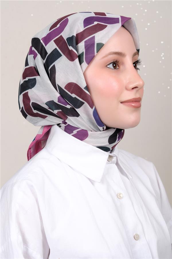 Lux Soft Pamuklu Eşarp 4040-449