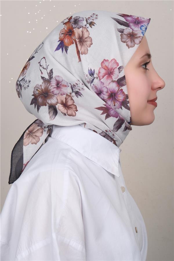 Lux Soft Pamuklu Eşarp 4040-557