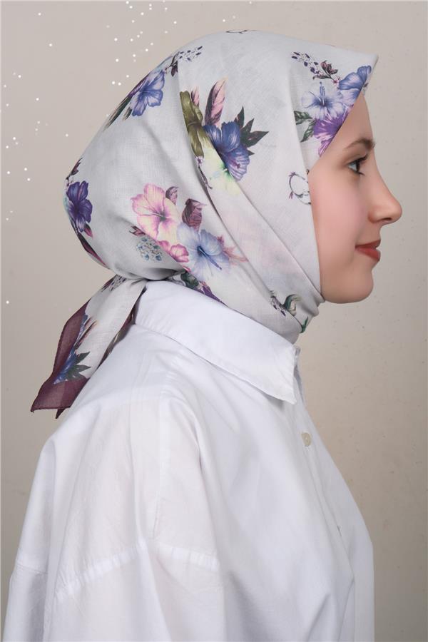 Lux Soft Pamuklu Eşarp 4040-558