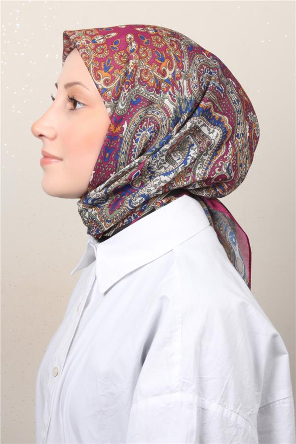 Lux Soft Pamuklu Eşarp 4040-6