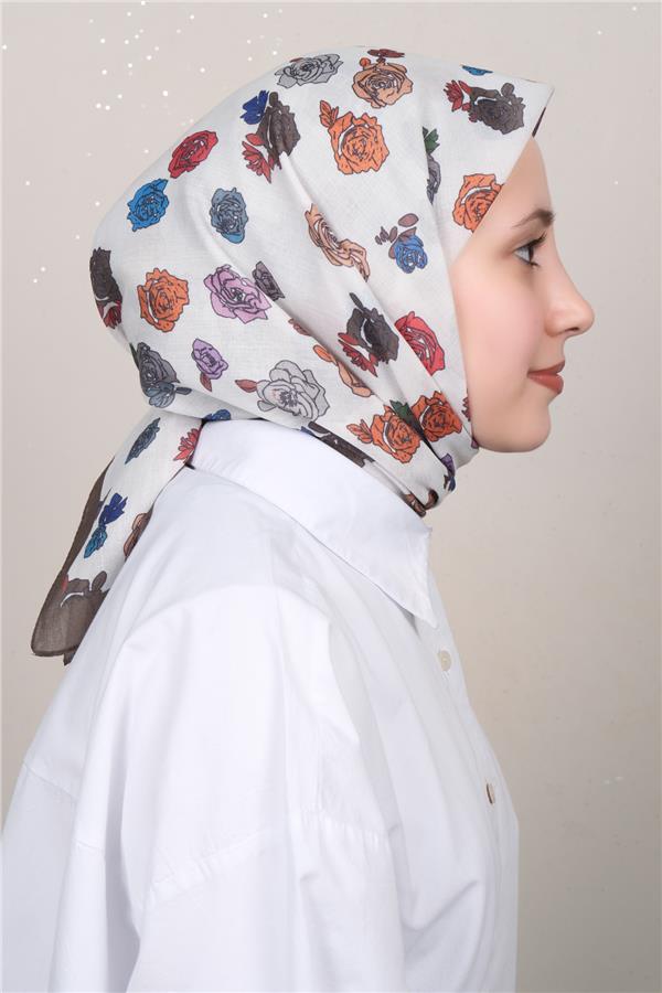 Lux Soft Pamuklu Eşarp 4040-607