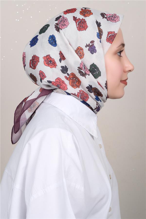 Lux Soft Pamuklu Eşarp 4040-612