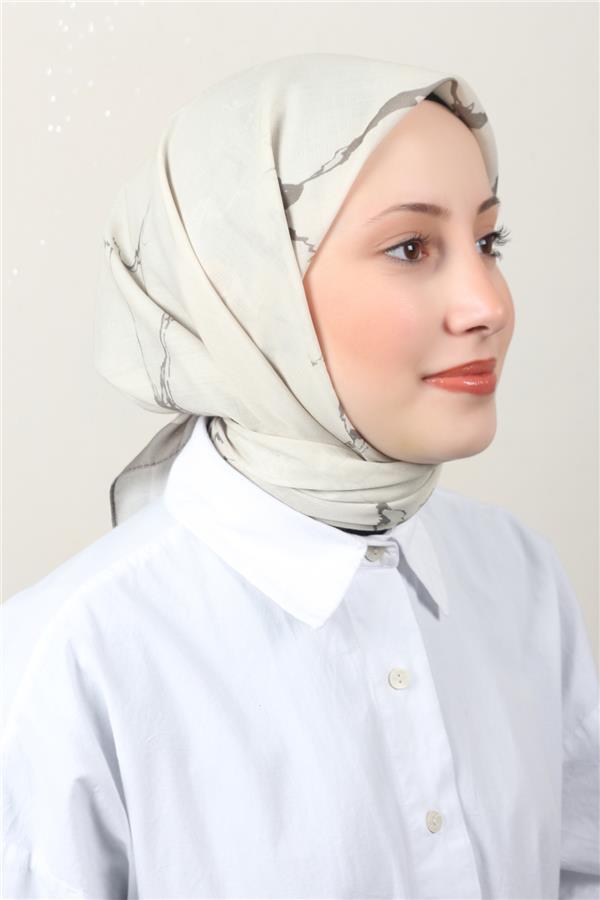 Lux Soft Pamuklu Eşarp 4040-170Çağla