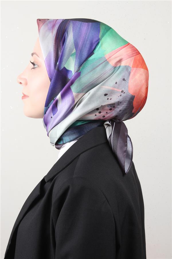 Luxer Eşarp 3616-11 Füme