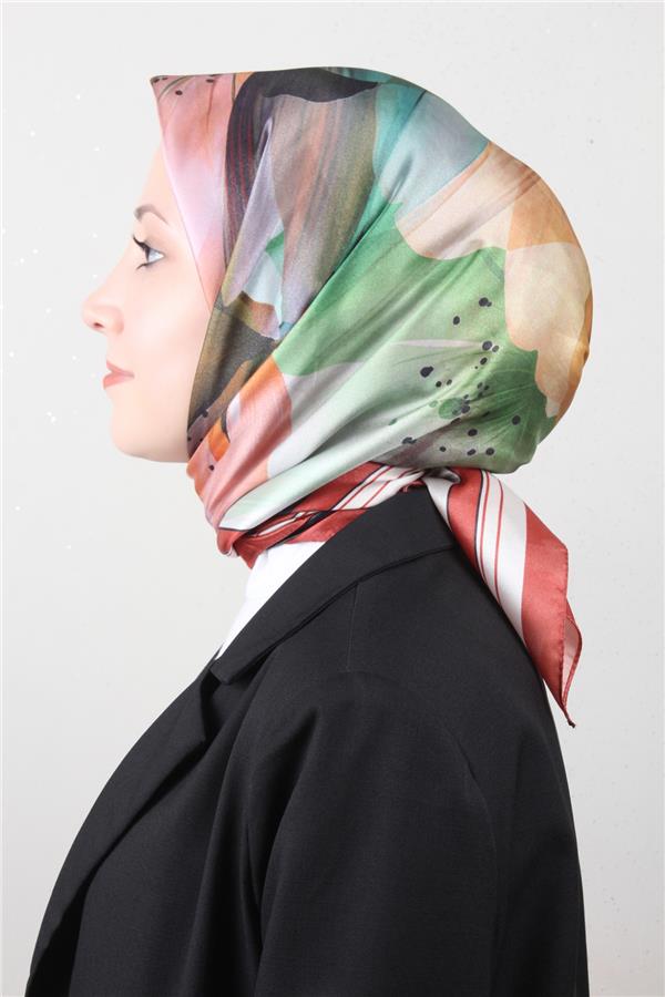 Luxer Eşarp 3616-8 Kiremit