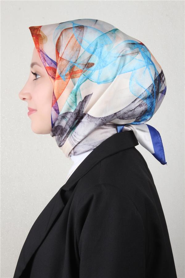 Luxer Eşarp 3618-7 Parlament Mavisi