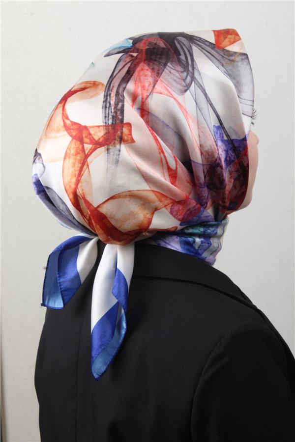 Luxer Eşarp 3618-7 Parlament Mavisi