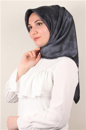 Luxer Eşarp 3622-23 Bulut Koyu Füme