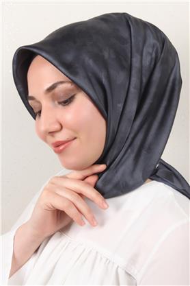 Luxer Eşarp 3622-23 Bulut Koyu Füme