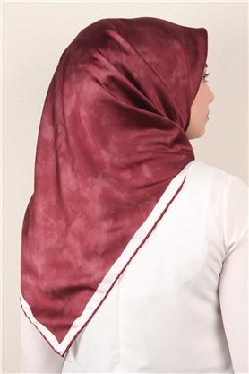 Luxer Eşarp 3622-3 Bulut Bordo