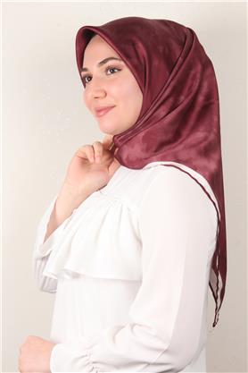 Luxer Eşarp 3622-3 Bulut Bordo