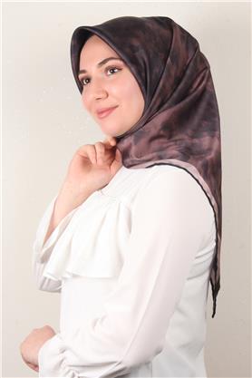 Luxer Eşarp 3622-7 Bulut Kahverengi