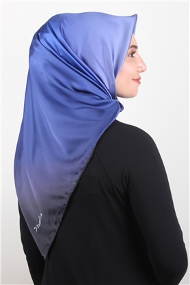 Luxer Eşarp 3623-18 Saks Mavisi
