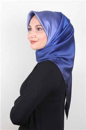 Luxer Eşarp 3623-18 Saks Mavisi