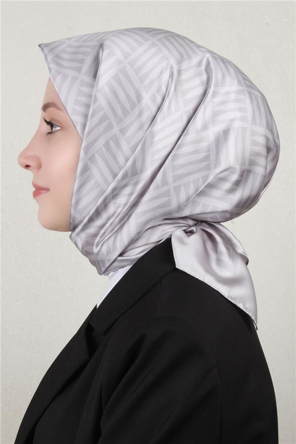 Luxer Eşarp 4116-16 Gümüş