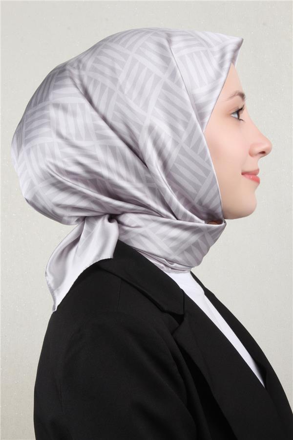 Luxer Eşarp 4116-16 Gümüş