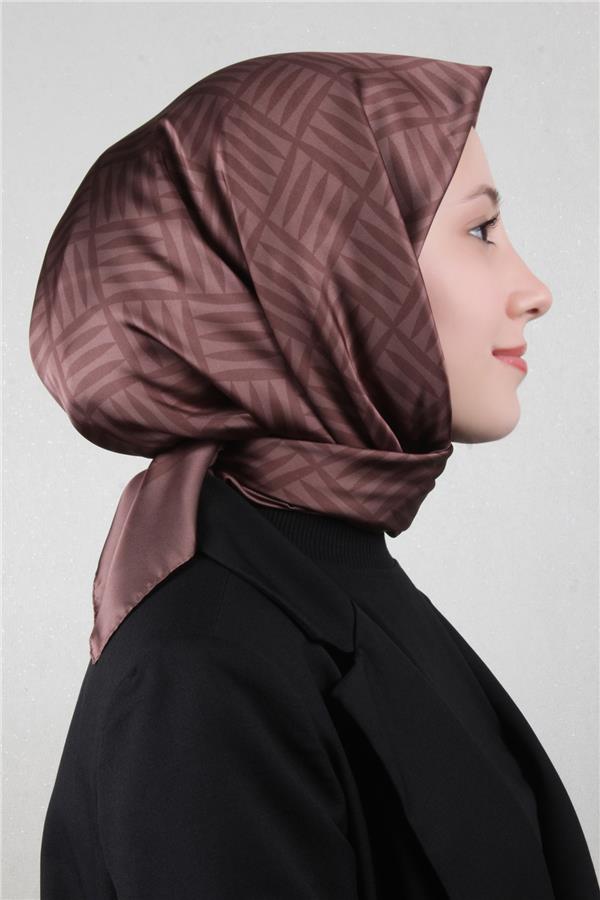 Luxer Eşarp 4116-4 Kahverengi